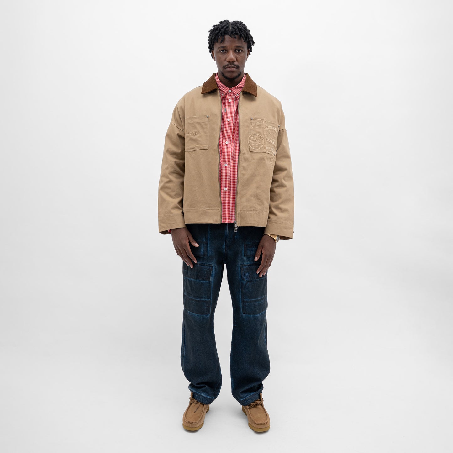 ButNotReally™ Graphic Cotton Boxy Cropped Jacket