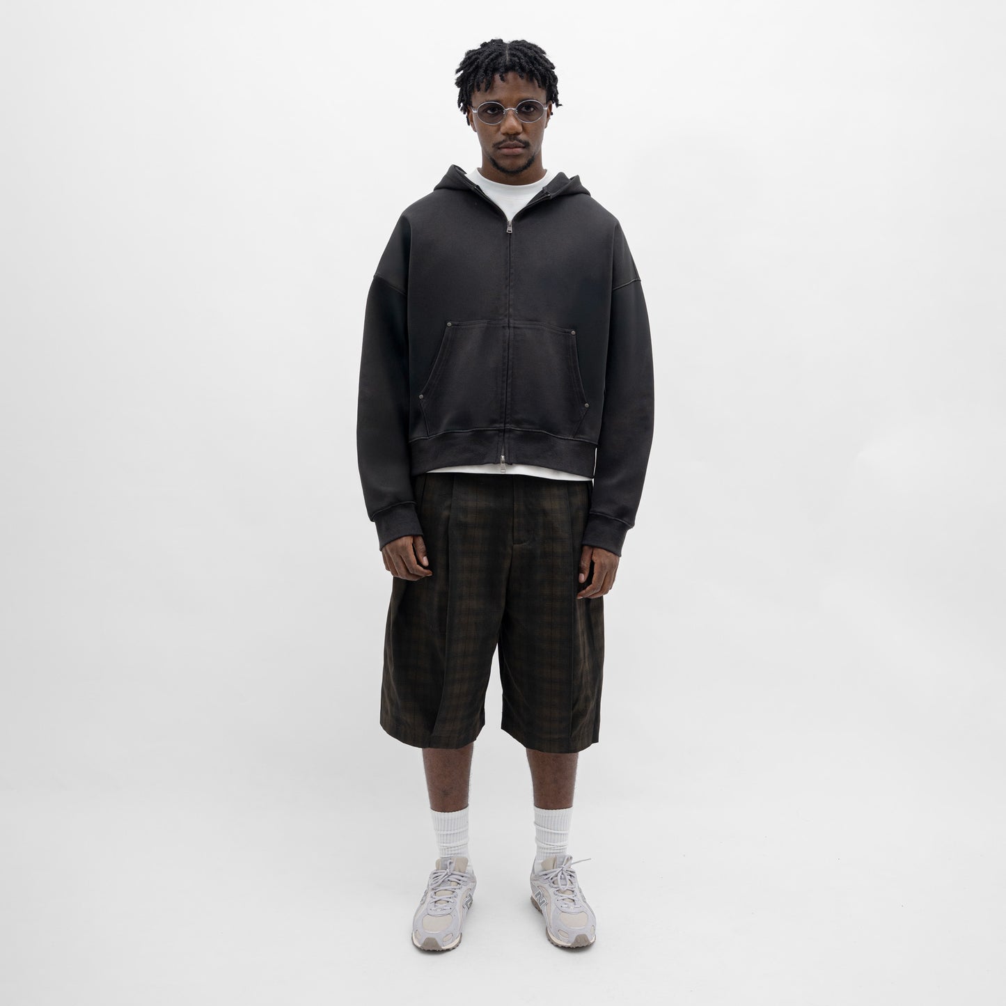 ButNotReally™ Core Interlock Oversized Zip Up Hoodie