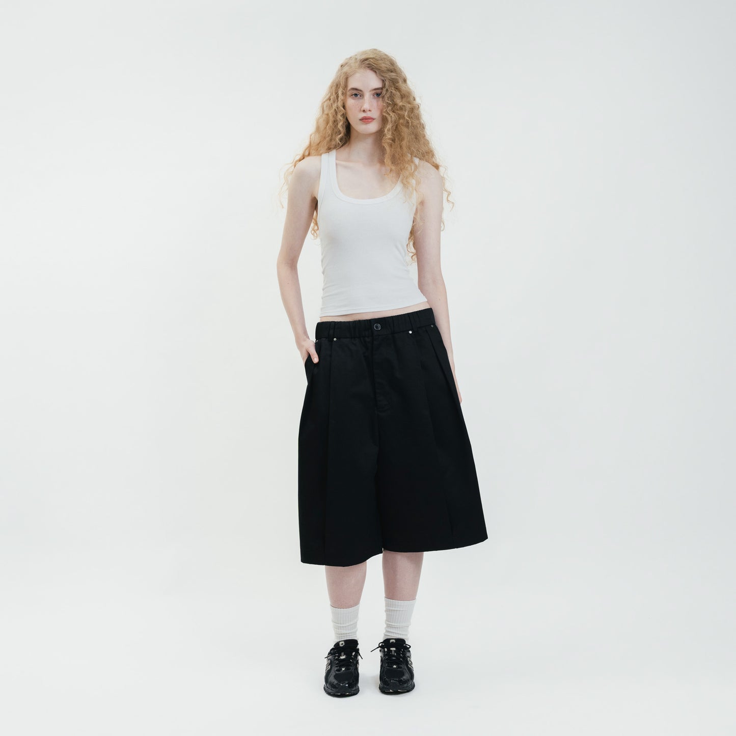 ButNotReally™ Core Cotton Wide Fit Pleated Half Pants