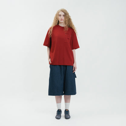 ButNotReally™ Graphic Interlock Oversized Pocket Tee