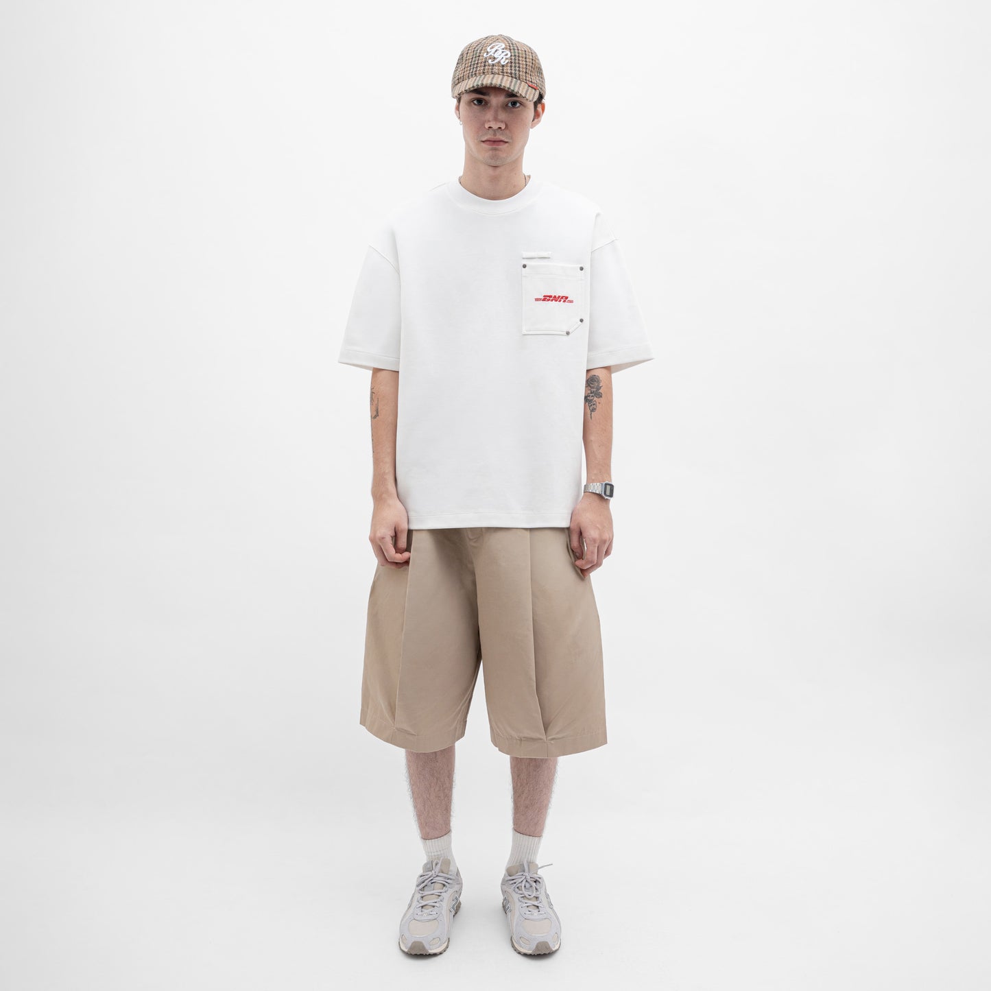 ButNotReally™ Graphic Interlock Oversized Pocket Tee