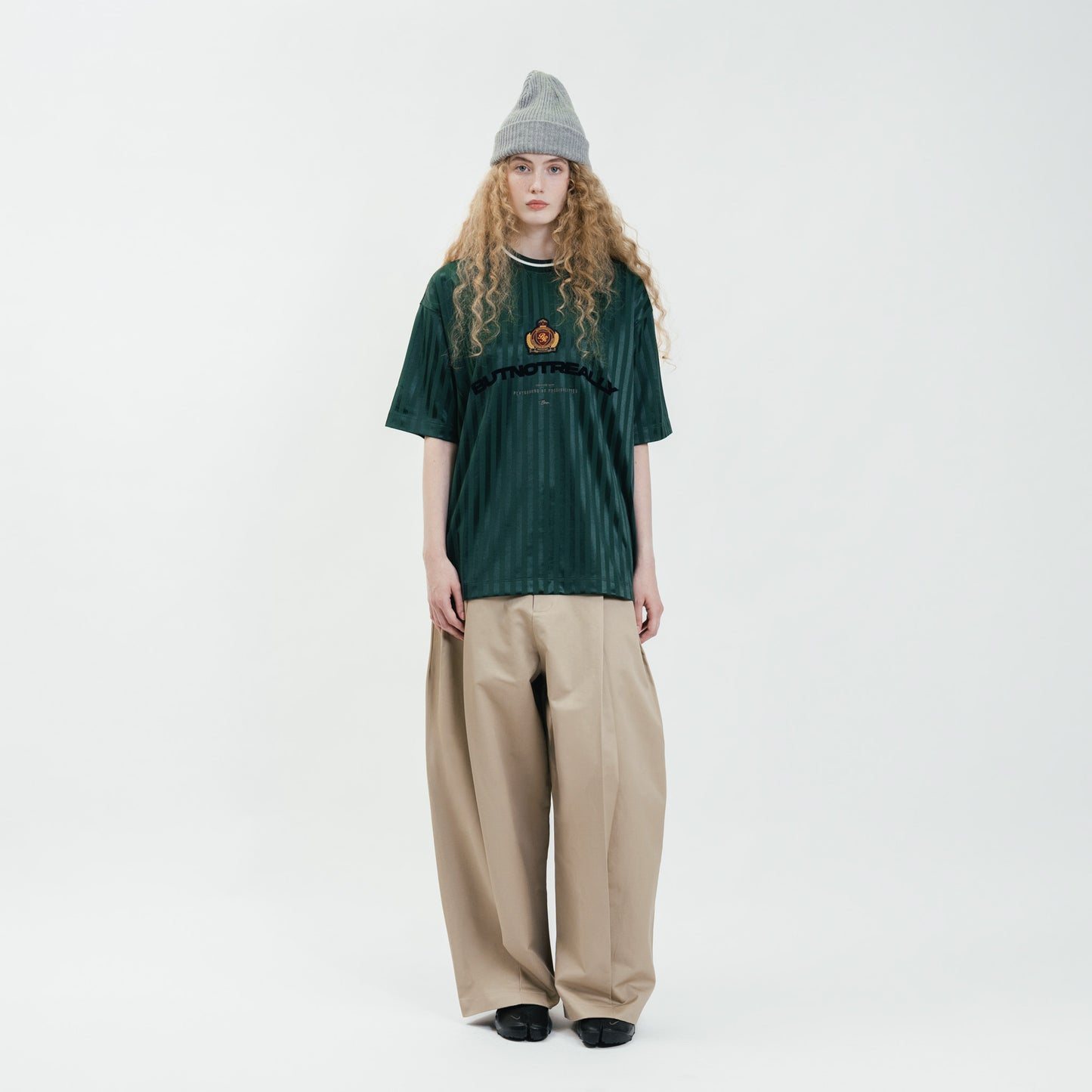 ButNotReally™ Graphic Stripes Oversized Jersey