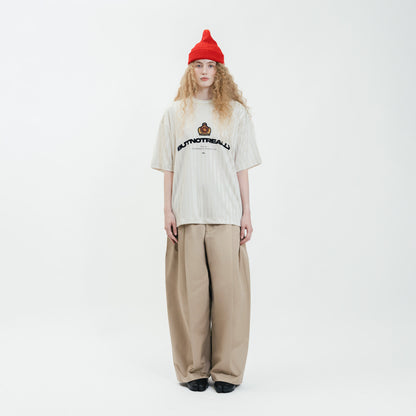 ButNotReally™ Graphic Stripes Oversized Jersey