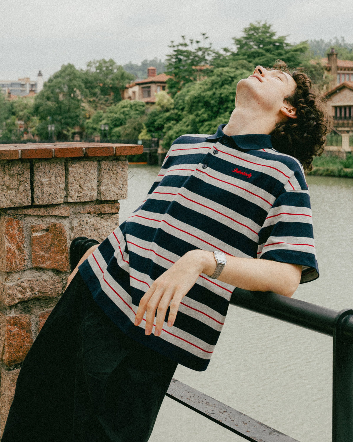ButNotReally™ Core Stripe Polo Tee