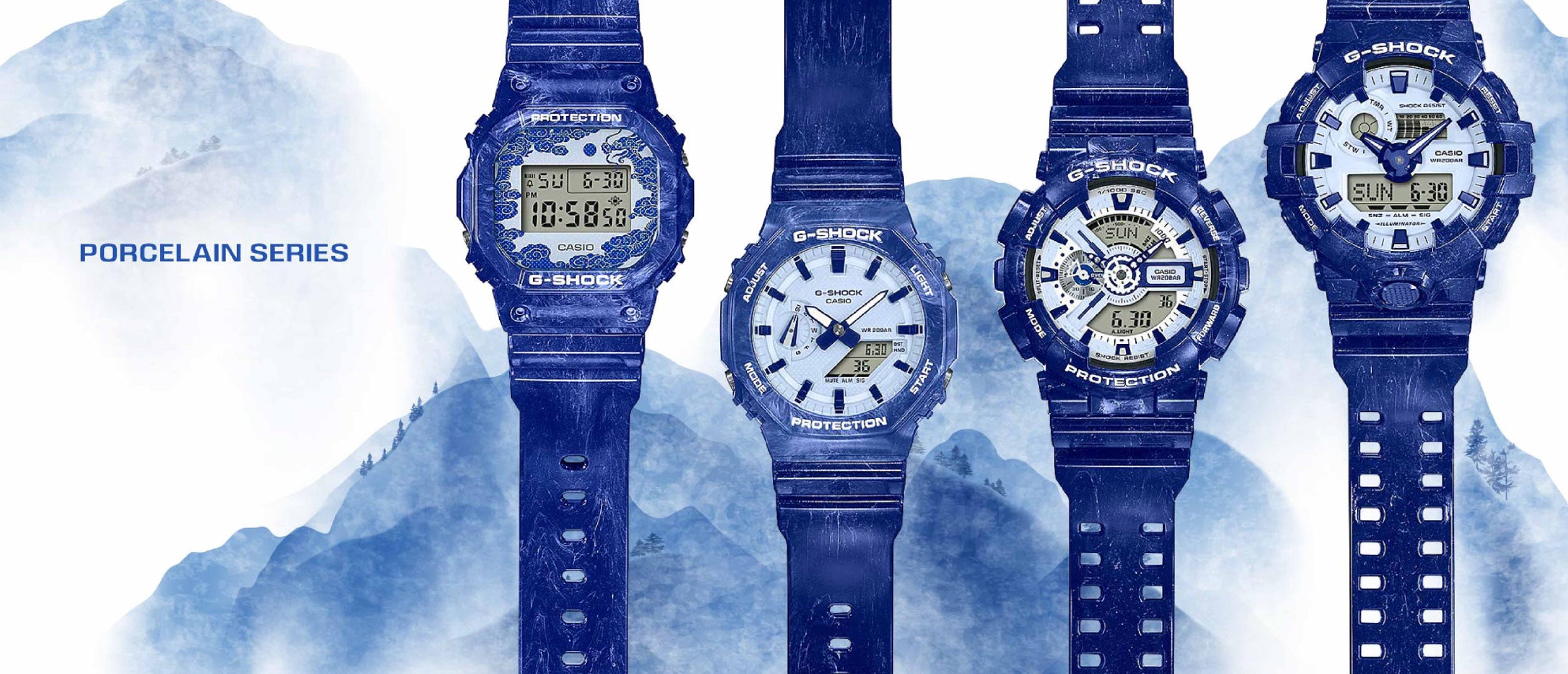 TAKING TOUGHNESS TO THE LIMIT | G-SHOCK PORCELAIN SERIES