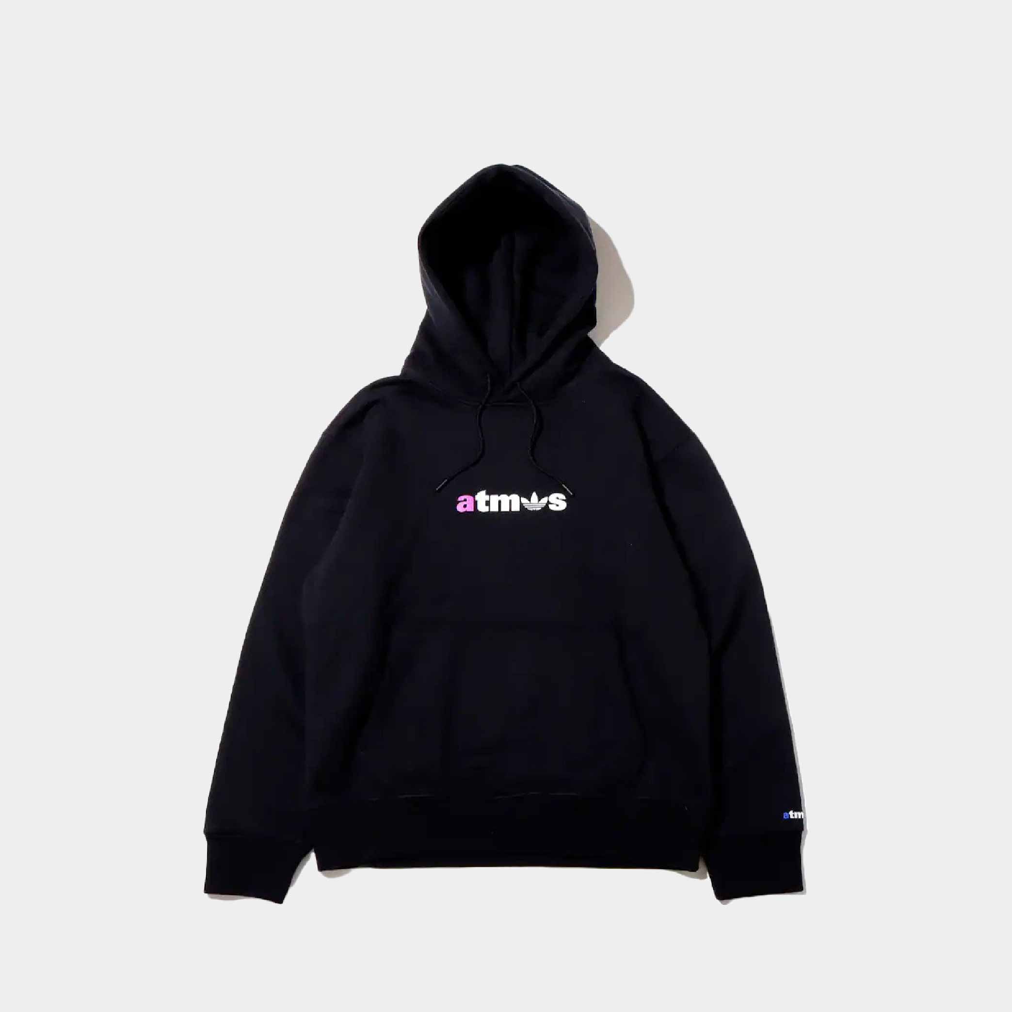 パーカー  atmos LOGO HOODIE BLACK atmos x adidas Originals Logo Hoodie – Classic & Stylish Footwear