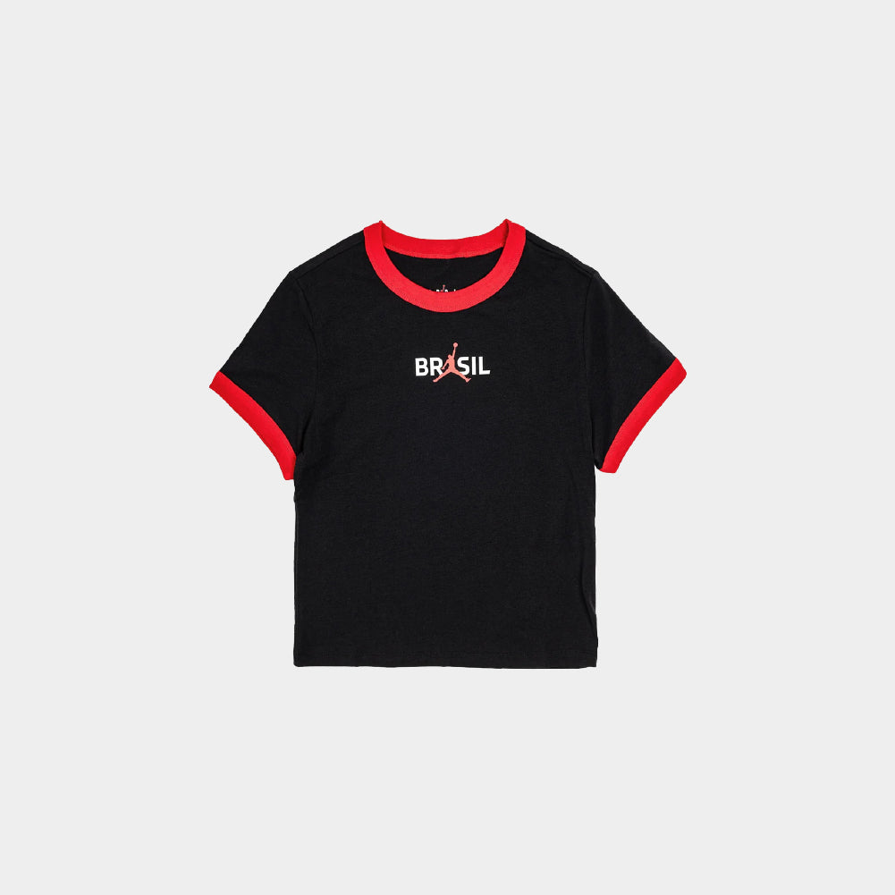 Jordan Graphic Brazil Crew Neck Top