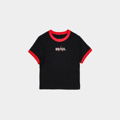 Jordan Graphic Brazil Crew Neck Top