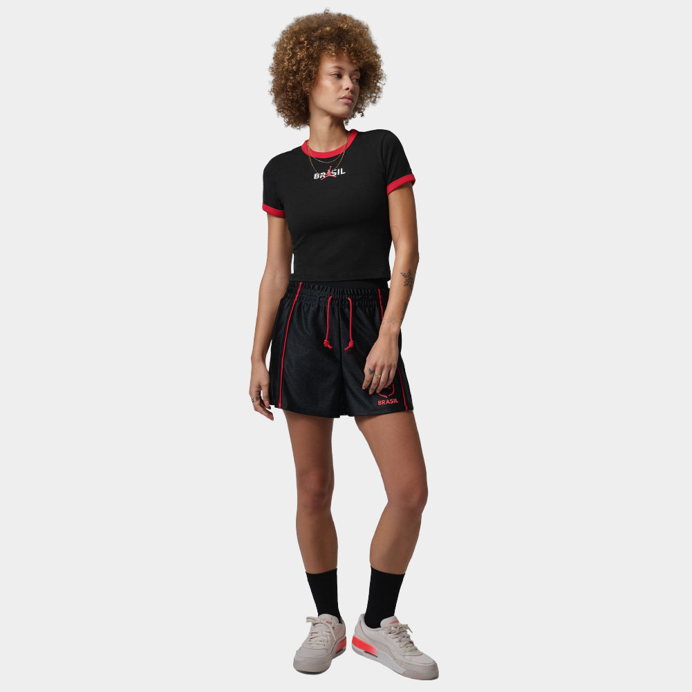 Jordan Graphic Brazil Crew Neck Top