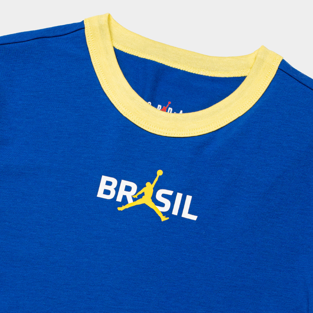 Brasil Futebol x Jordan Graphic Crew Neck Top