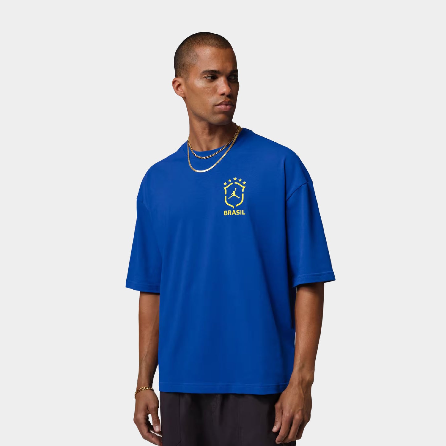 Brasil Futebol x Jordan 85 Oversized Crew Neck Tee