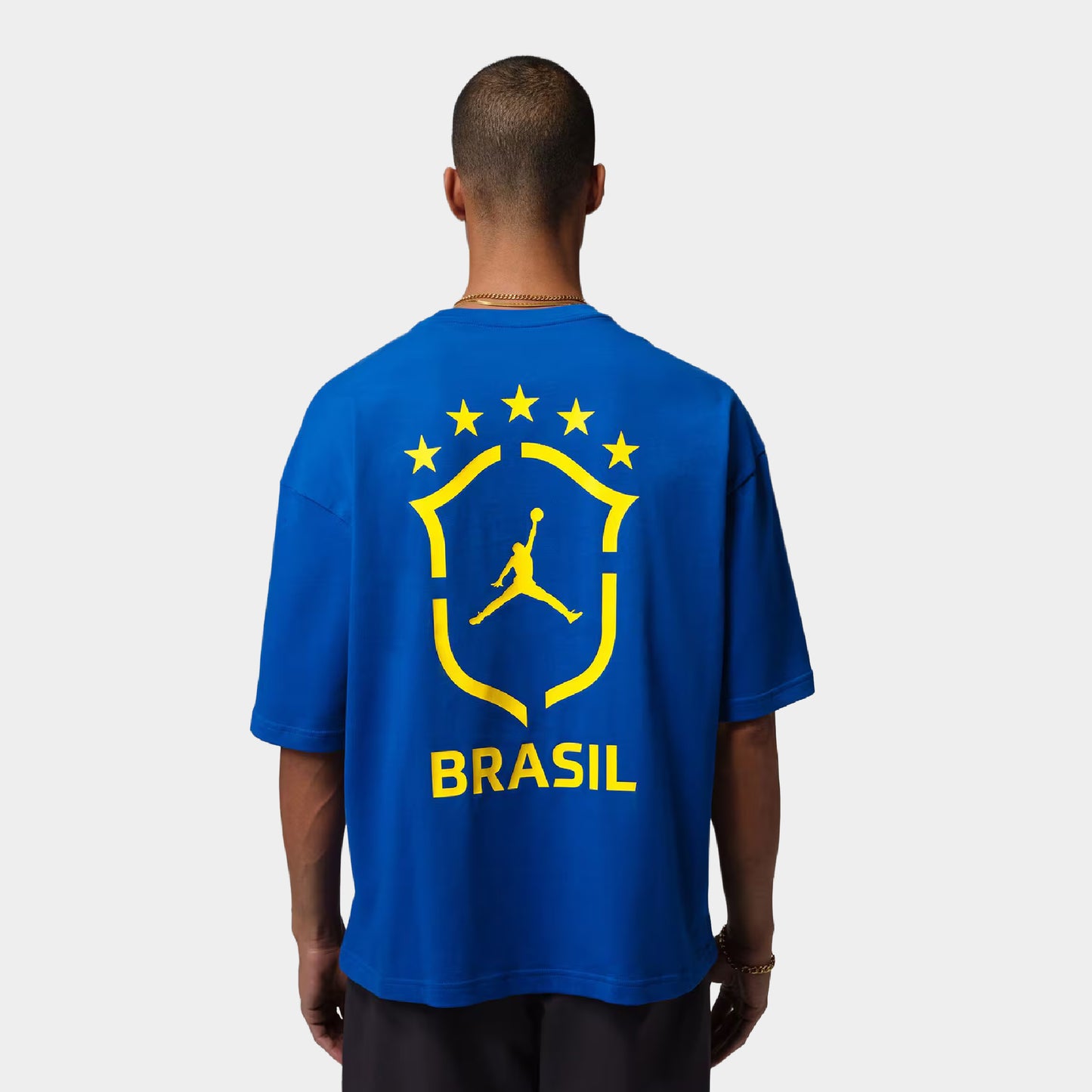 Brasil Futebol x Jordan 85 Oversized Crew Neck Tee