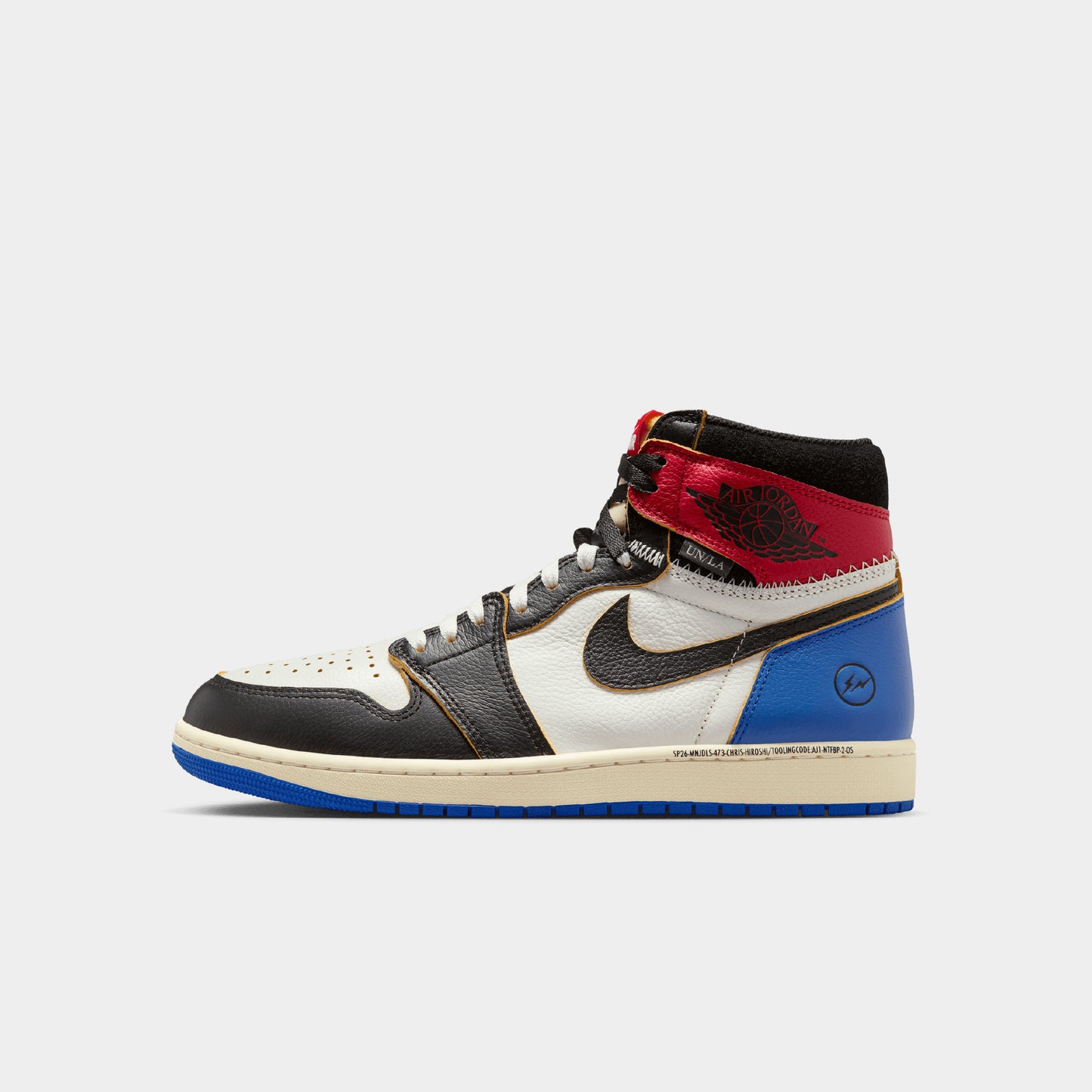 Air Jordan 1 Retro High OG x Union x Fragment "Black and Varsity Red"