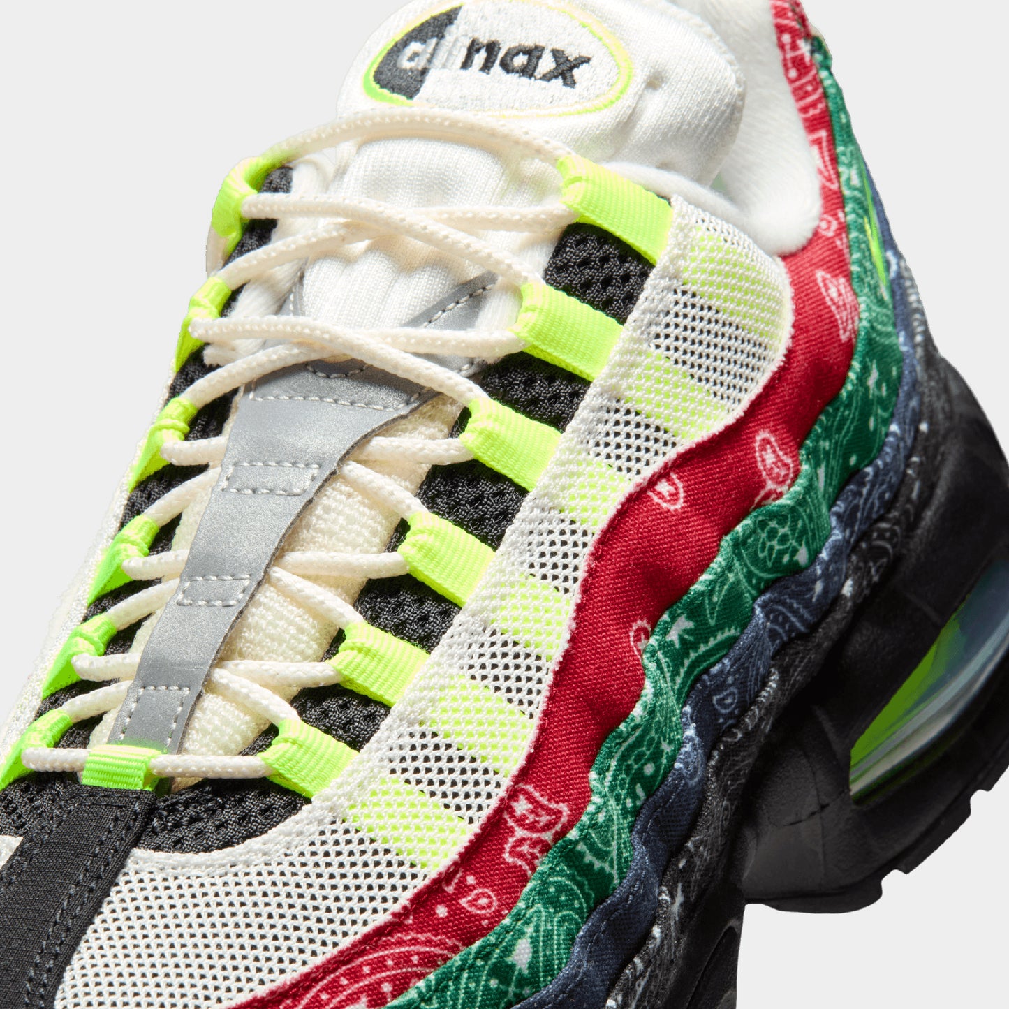 Nike Air Max 95 Big Bubble "Volt and University Red"