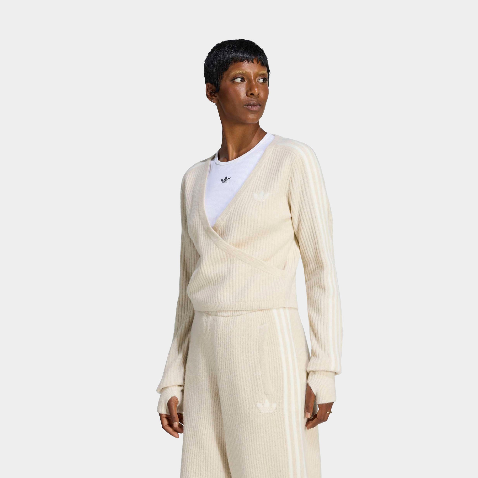 adidas Originals Knitted Wrap Around Cardigan by JENNIE
