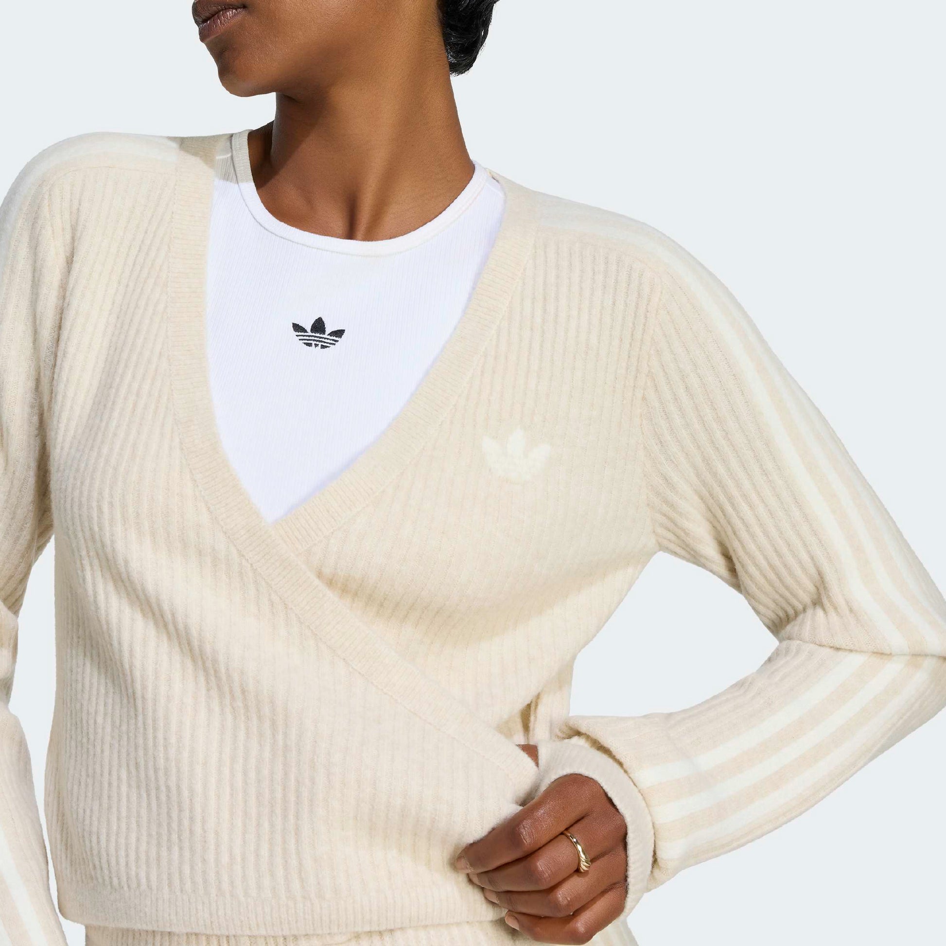 adidas Originals Knitted Wrap Around Cardigan by JENNIE