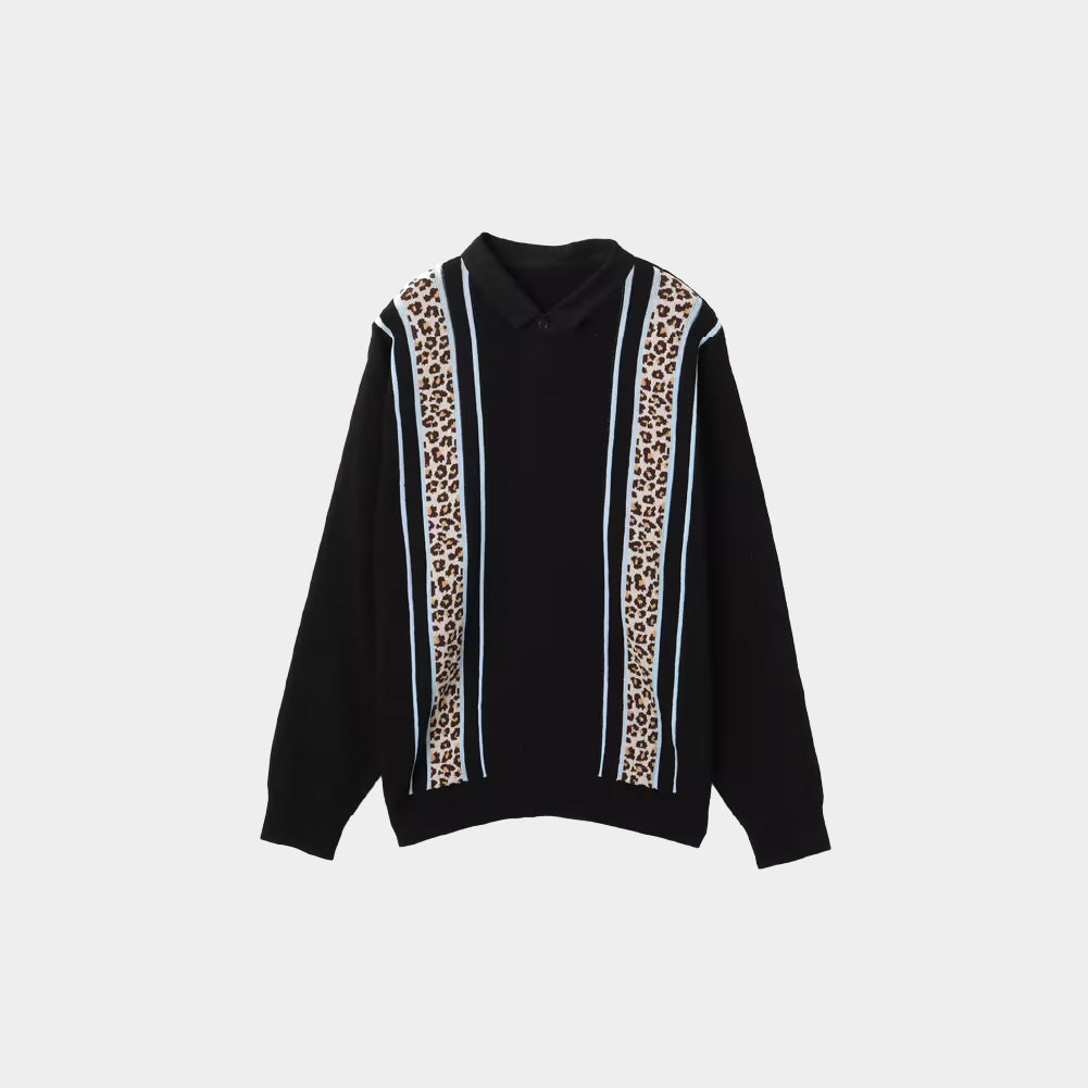 atmos Knit Long Sleeve Rugby Shirt