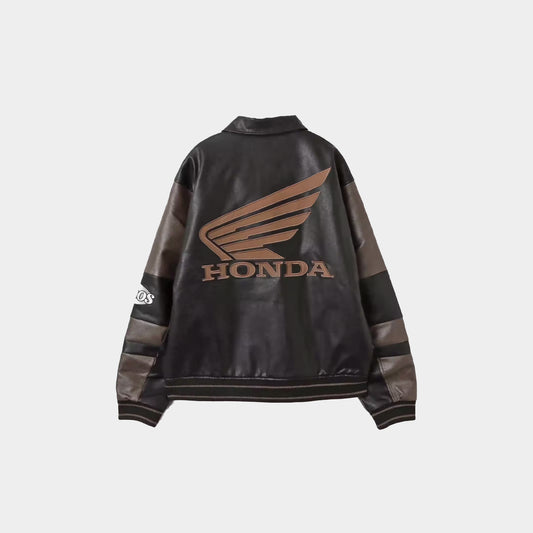 atmos x Honda Synthesis Leather Jacket