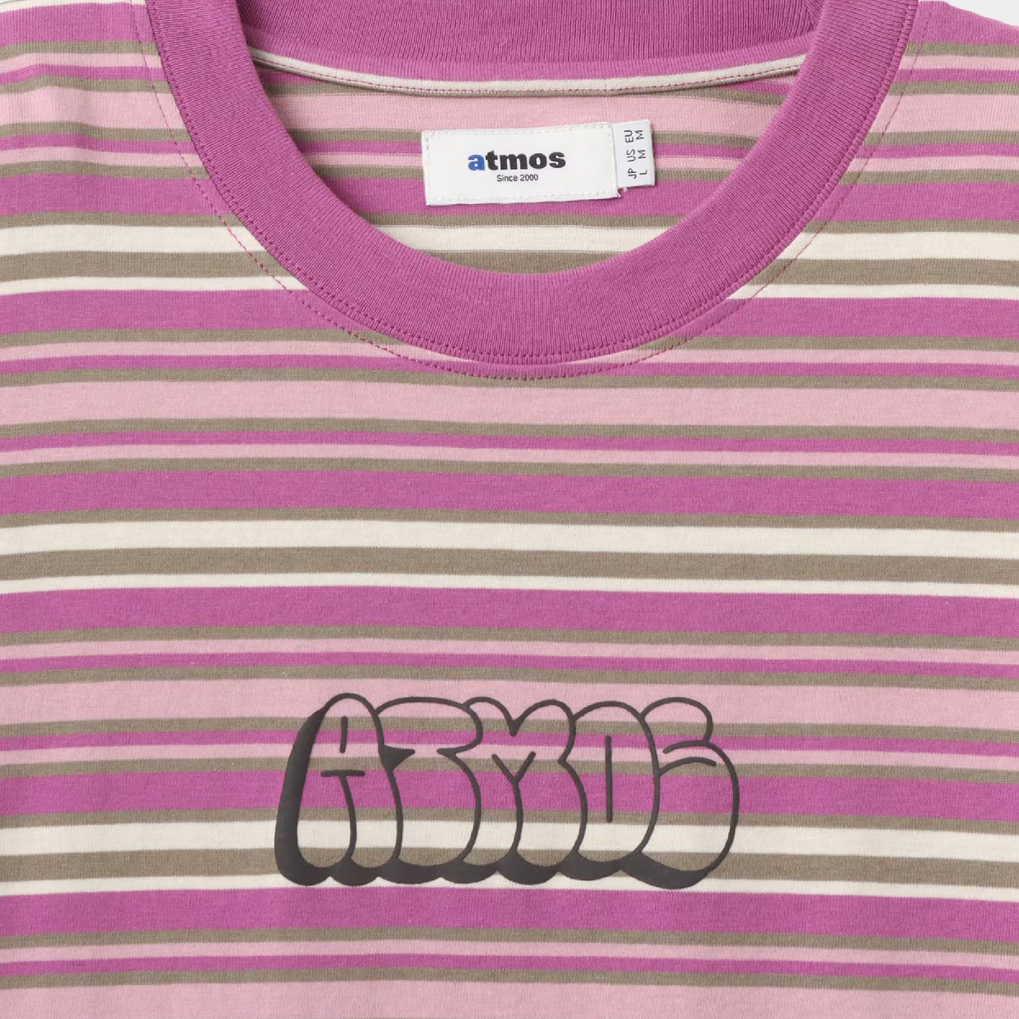 atmos Retro Colorway Border Long Sleeve T-Shirt