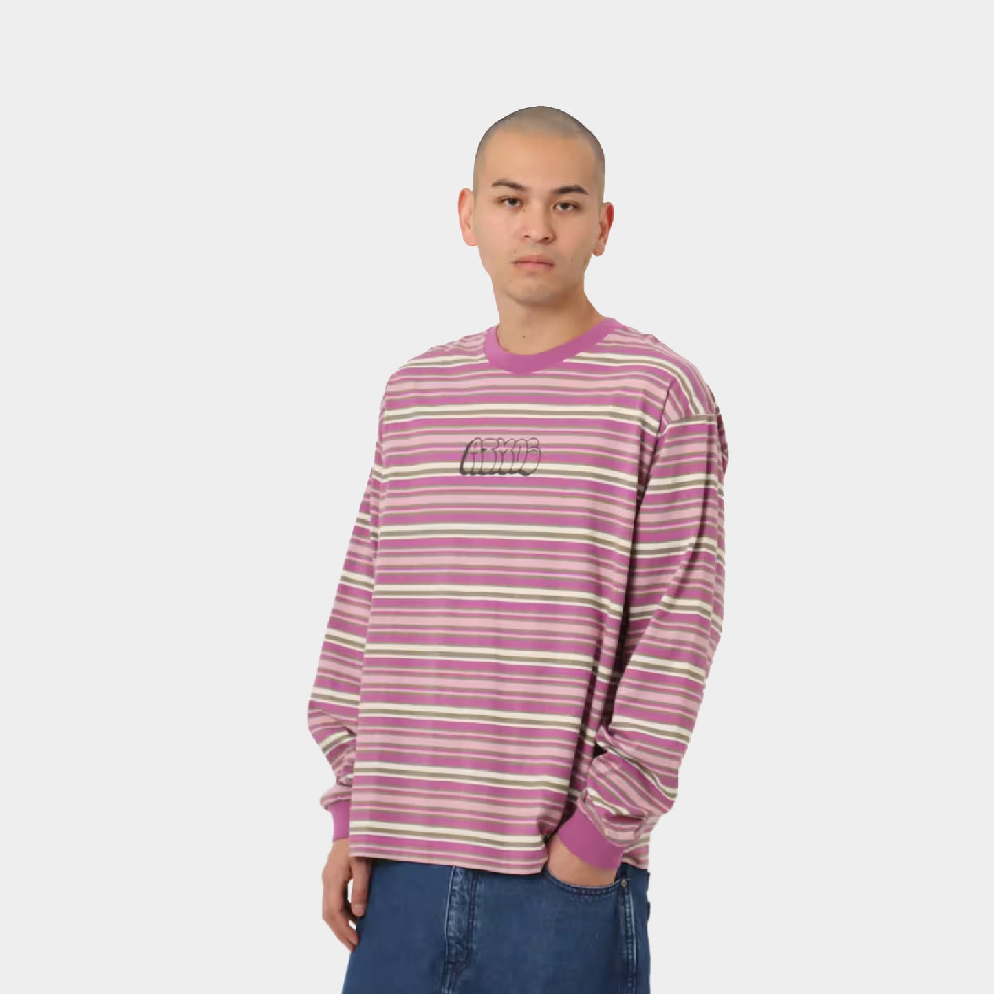 atmos Retro Colorway Border Long Sleeve T-Shirt