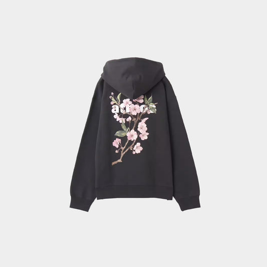 atmos Sakura Motif Zip-up Hooded Sweatshirt