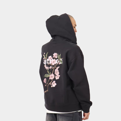 atmos Sakura Motif Zip-up Hooded Sweatshirt