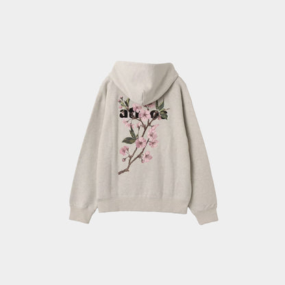 atmos Sakura Motif Zip-up Hooded Sweatshirt