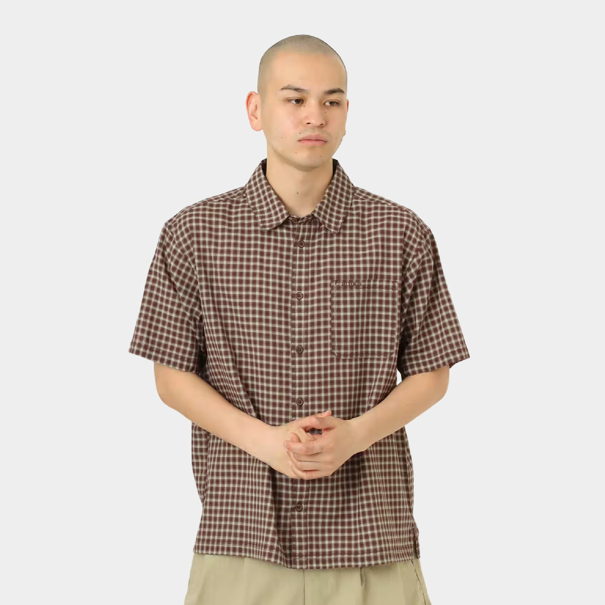atmos Cotton Dobby Check Shirt