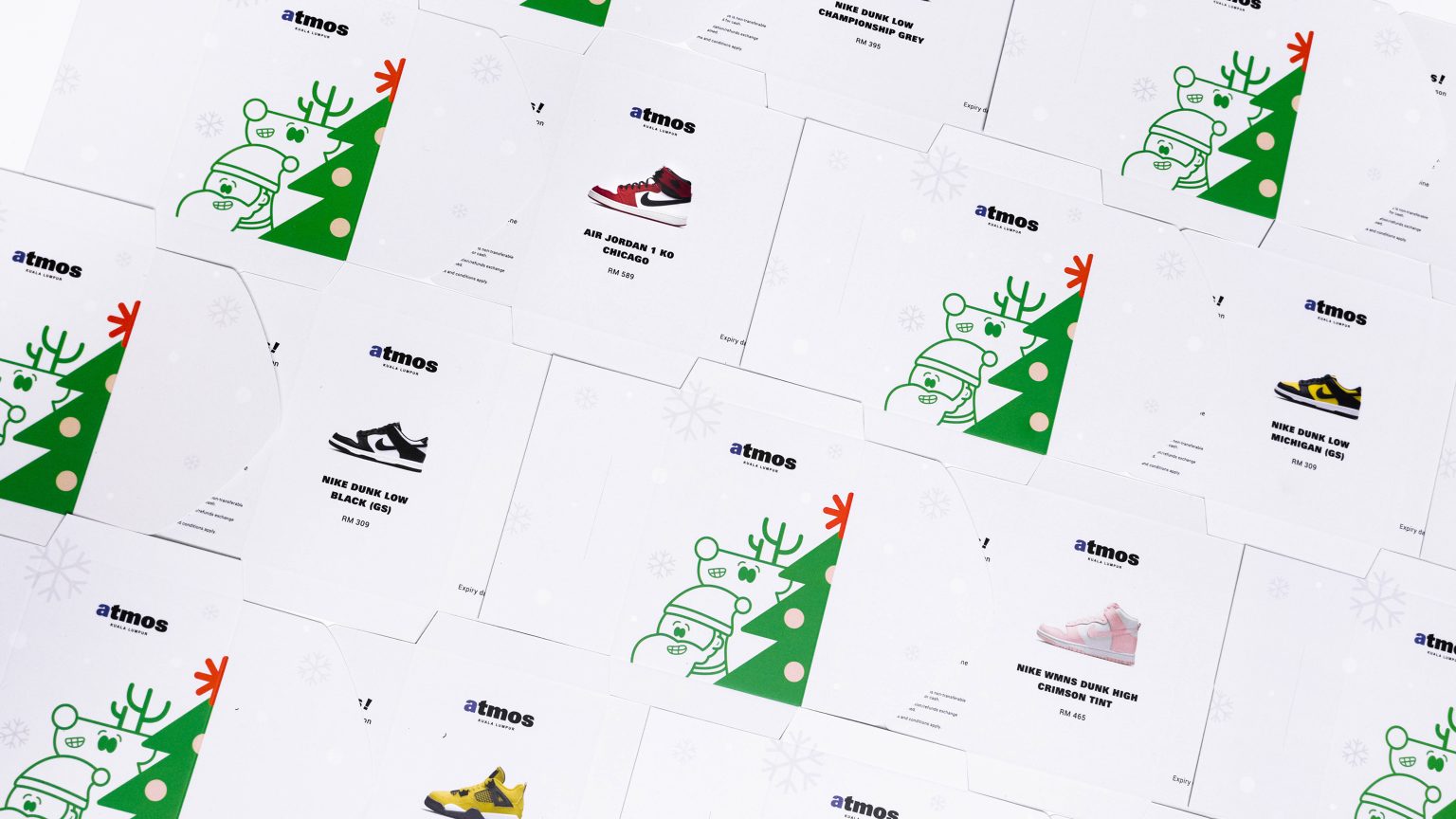 HAVE A HOLLY, JOLLY CHRISTMAS THIS YEAR WITH ATMOS KL's CHRISTMAS SNEAKER PASS!