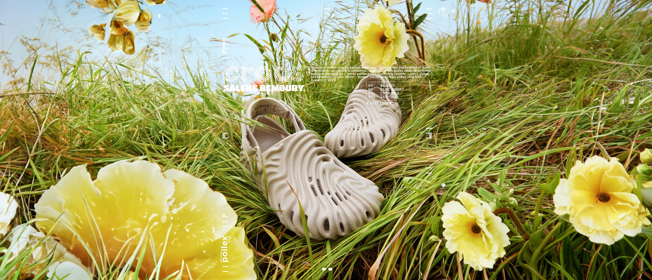 Crocs Pollex Clog Horchata by Salehe Bembury