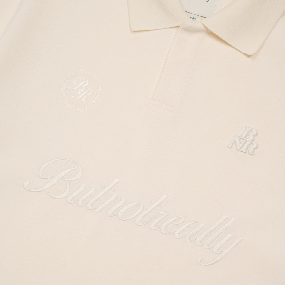 ButNotReally™ Interlock Oversized Polo Tee