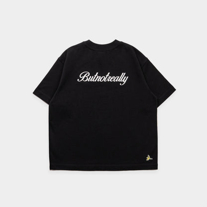 ButNotReally™ Graphic Cotton Oversized Cropped Tee