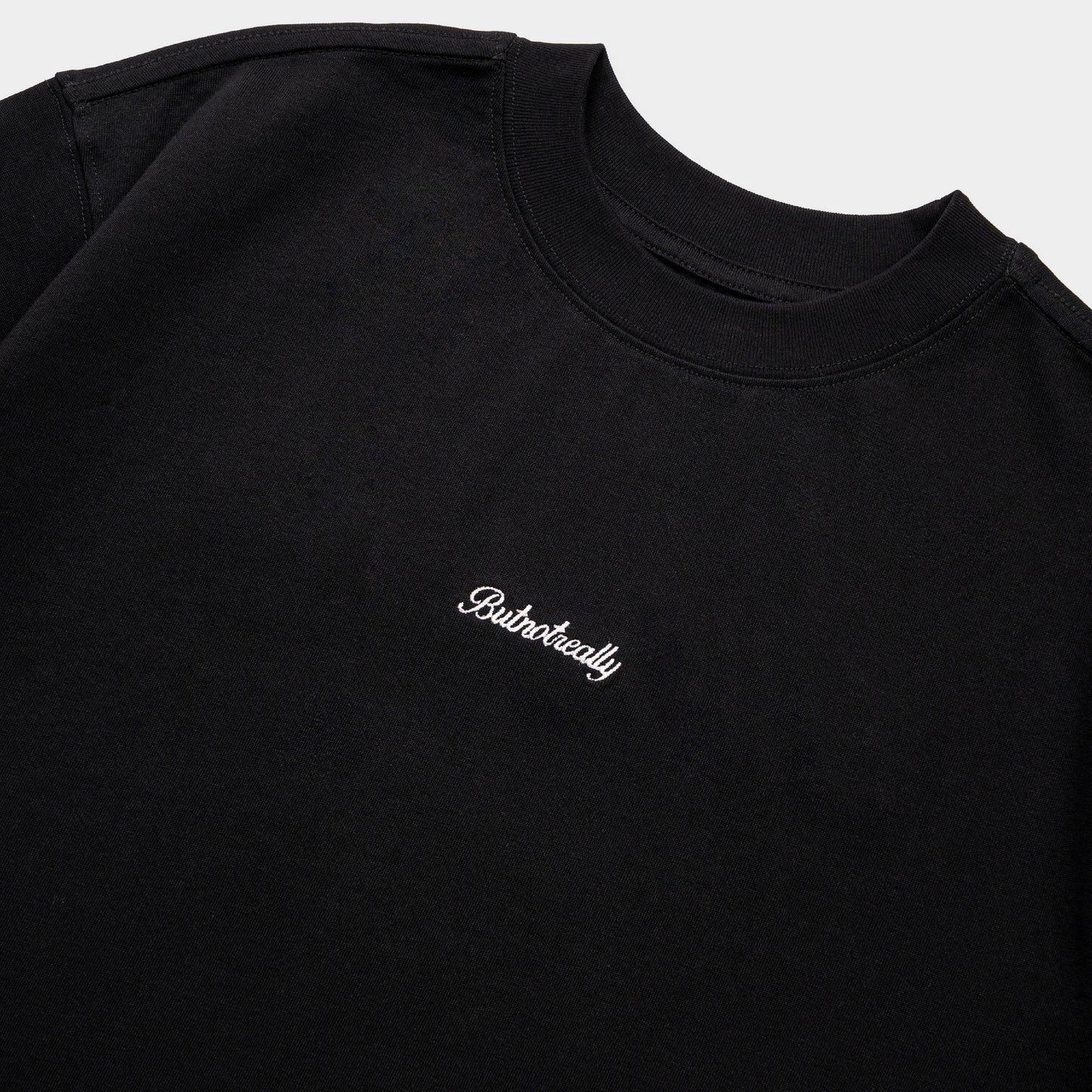 ButNotReally™ Graphic Cotton Oversized Cropped Tee