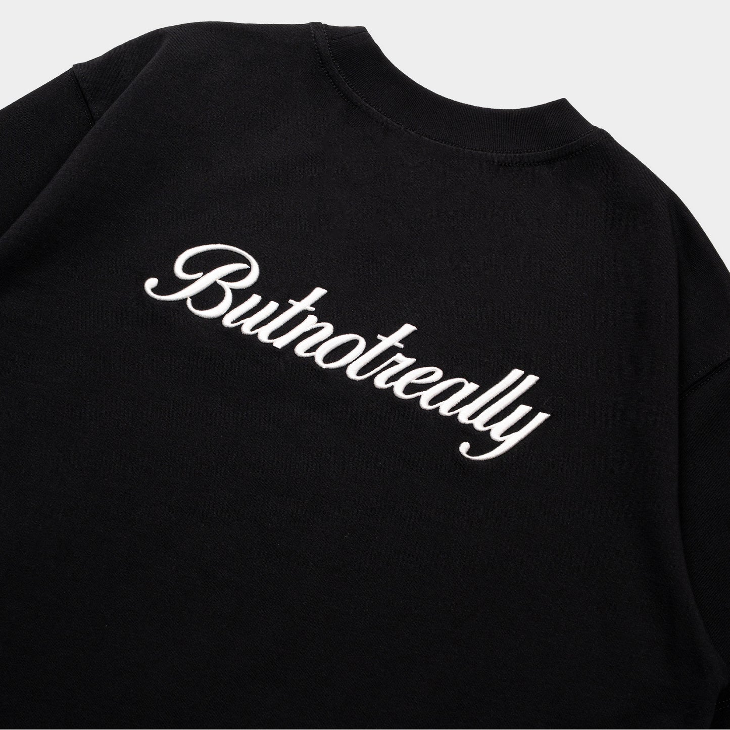 ButNotReally™ Graphic Cotton Oversized Cropped Tee