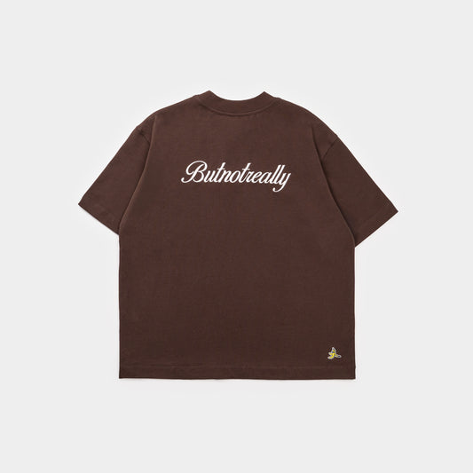 ButNotReally™ Graphic Cotton Oversized Cropped Tee