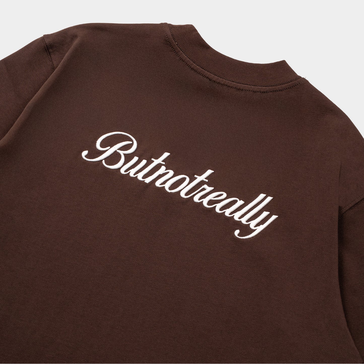 ButNotReally™ Graphic Cotton Oversized Cropped Tee