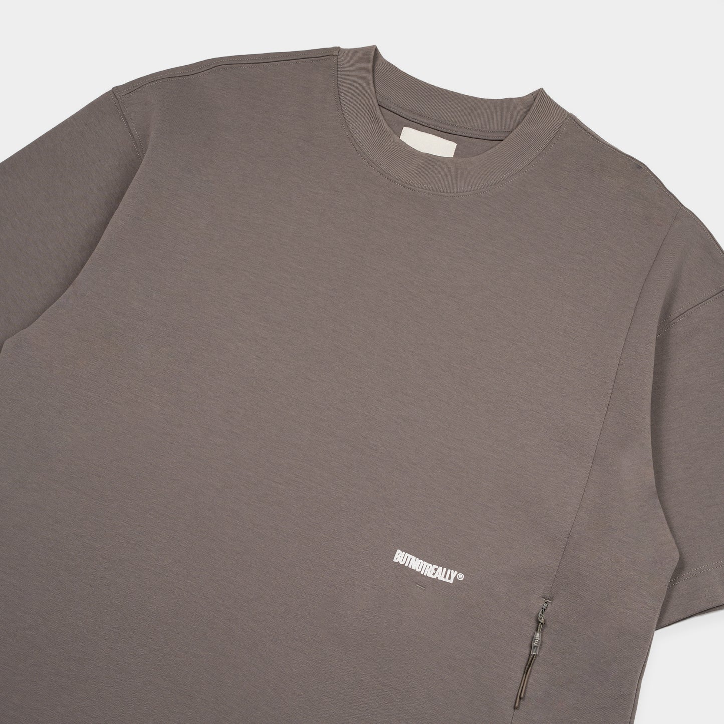 ButNotReally™ Hidden Pocket Interlock Oversized Tee