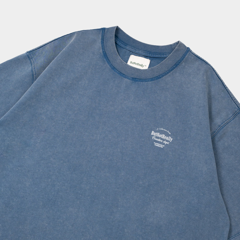 ButNotReally™ Stone-Washed Graphic Cotton Oversized Tee