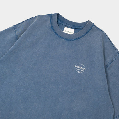 ButNotReally™ Stone-Washed Graphic Cotton Oversized Tee