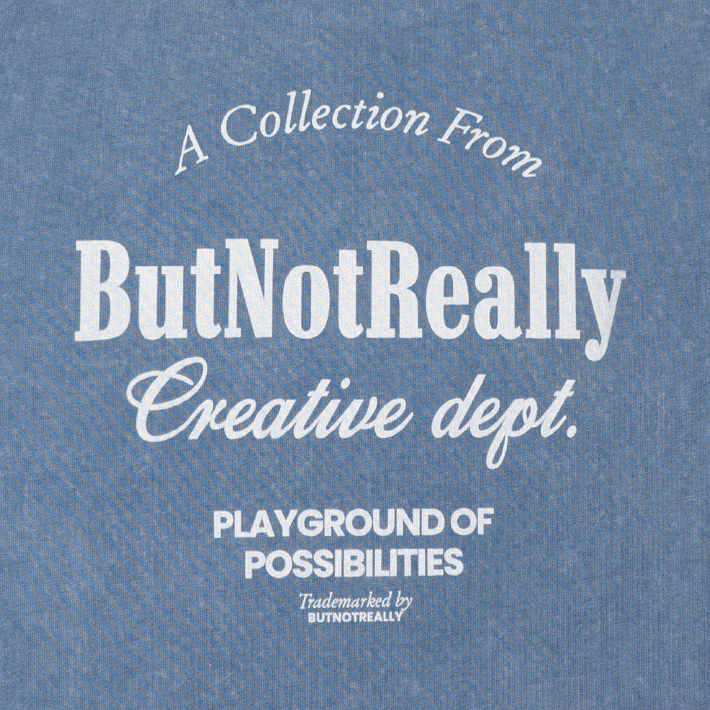 ButNotReally™ Stone-Washed Graphic Cotton Oversized Tee