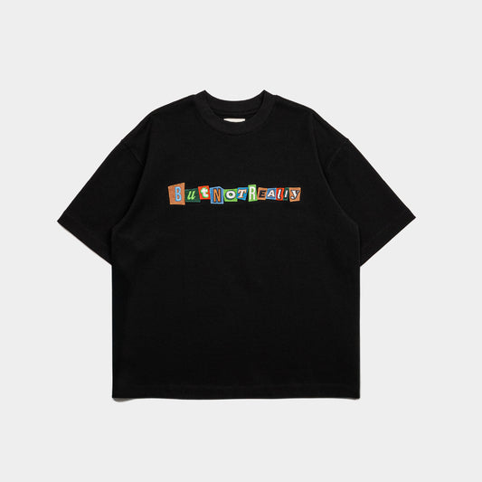 ButNotReally™ Graphic Interlock Oversized Tee