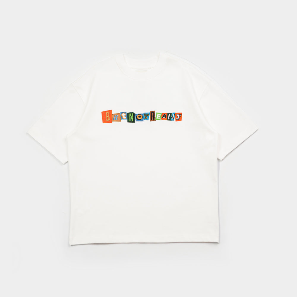 ButNotReally™ Graphic Interlock Oversized Tee