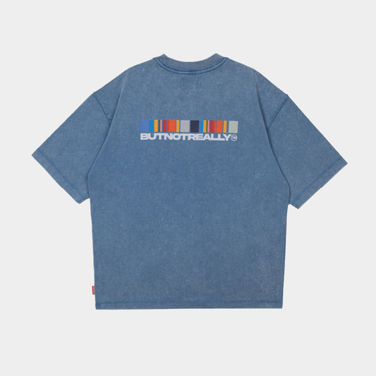 ButNotReally™ Stone-Washed Graphic Cotton Oversized Tee