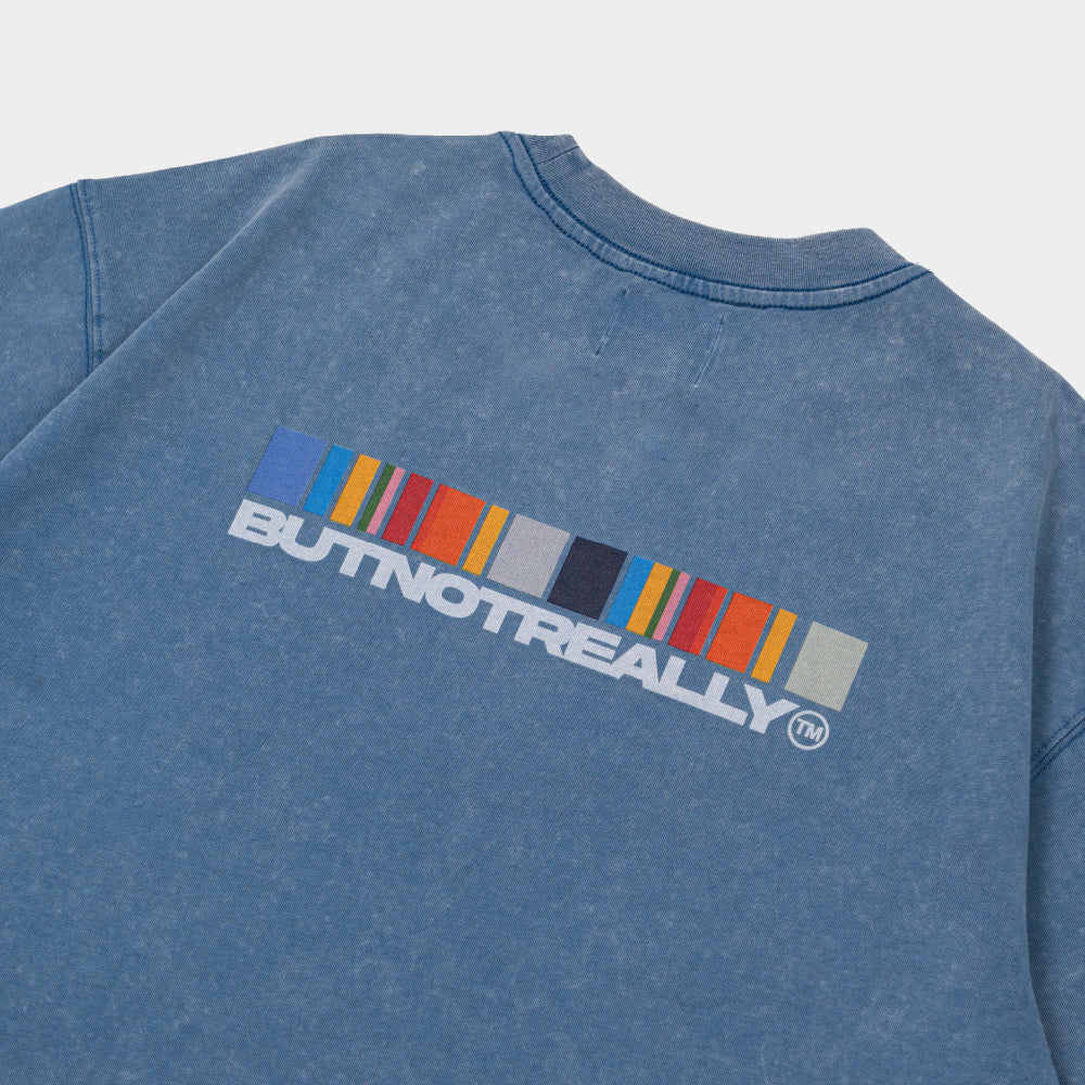 ButNotReally™ Stone-Washed Graphic Cotton Oversized Tee