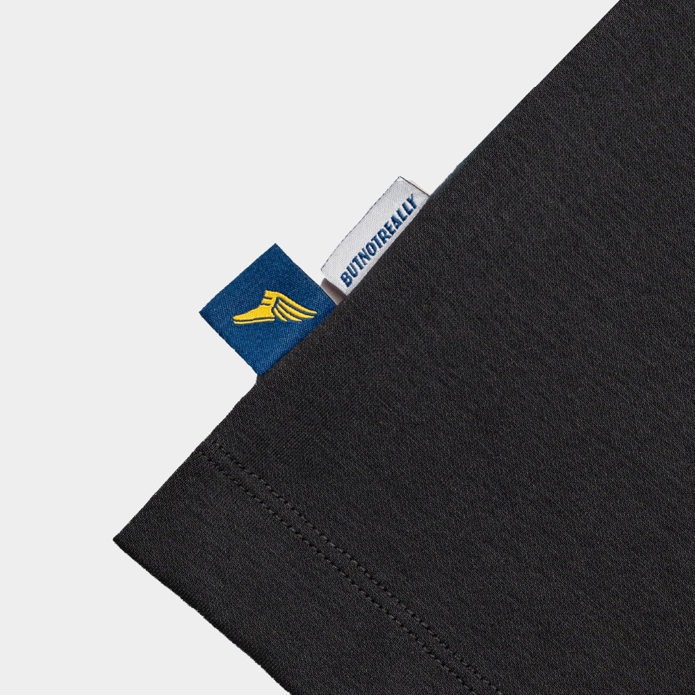 ButNotReally™ Graphic Interlock Oversized Tee