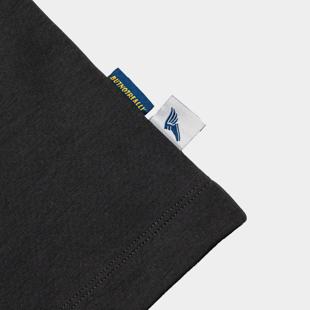 ButNotReally™ Graphic Interlock Oversized Tee