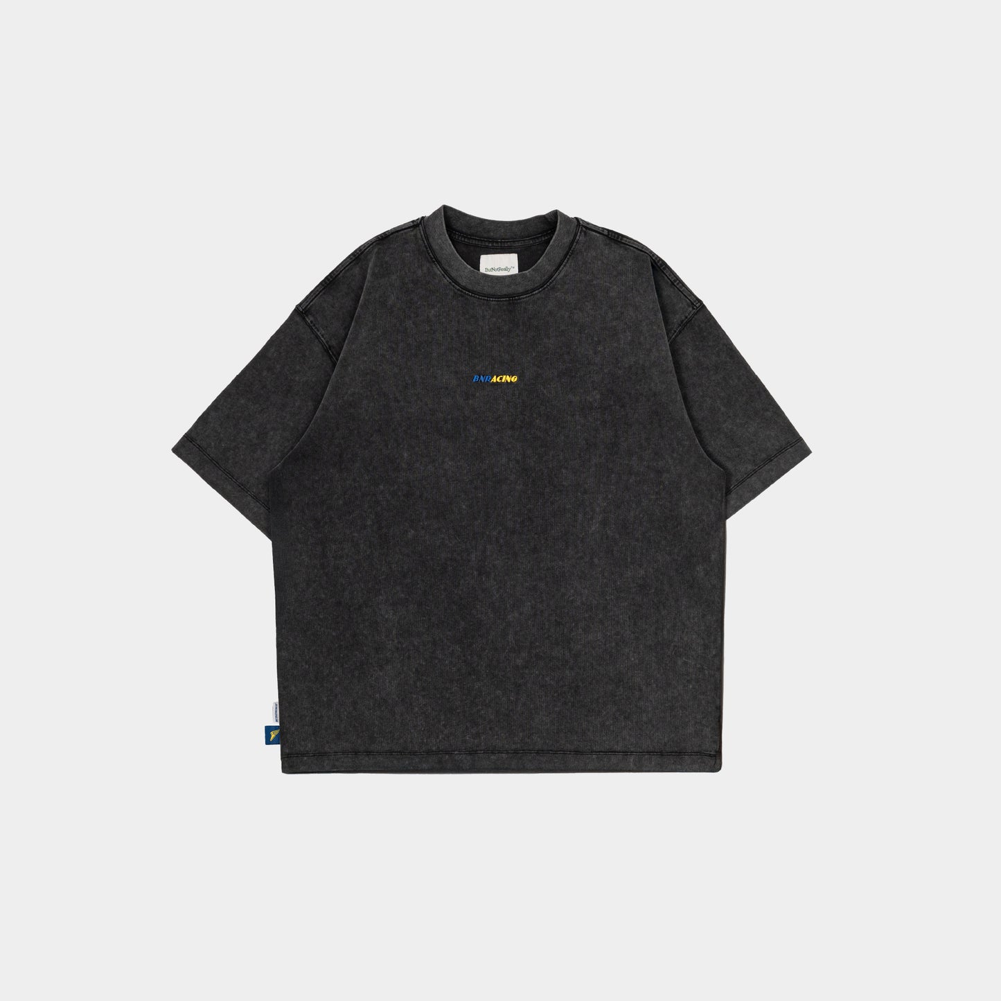 ButNotReally™ Stone-Washed Graphic Cotton Oversized Tee
