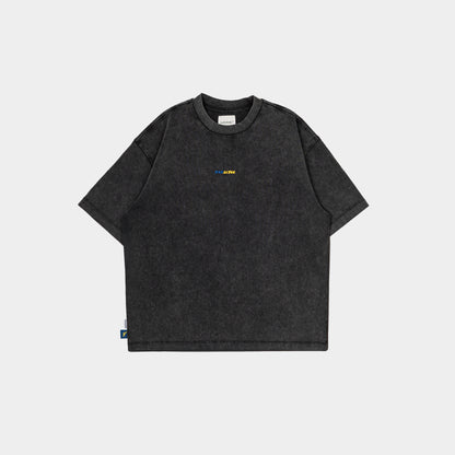 ButNotReally™ Stone-Washed Graphic Cotton Oversized Tee
