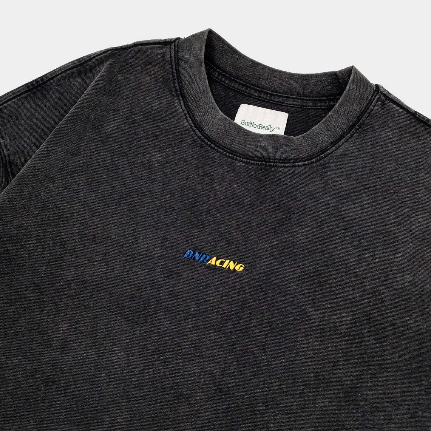 ButNotReally™ Stone-Washed Graphic Cotton Oversized Tee