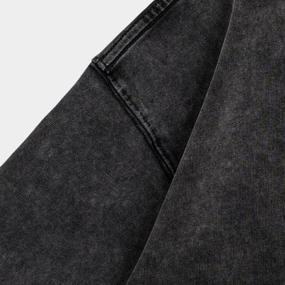 ButNotReally™ Stone-Washed Graphic Cotton Oversized Tee